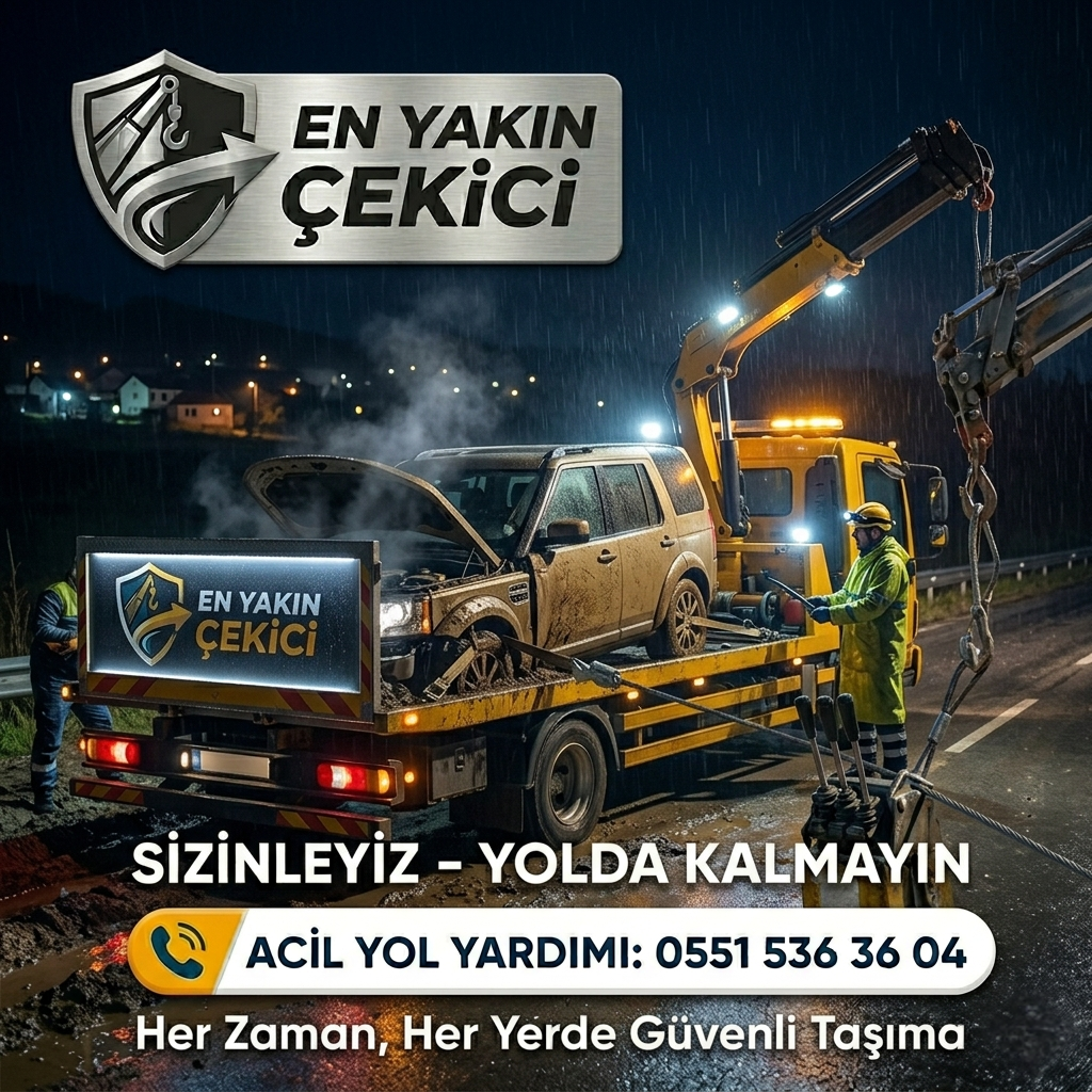 En Yakın Çekici oto kurtarma ve yol yardım hizmet görseli